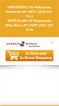 Mobile Screenshot of carpetworldofwestchester.com