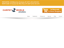 Tablet Screenshot of carpetworldofwestchester.com